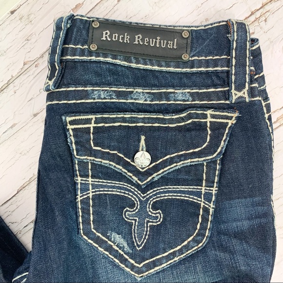 Rock Revival / Eva Boot cut Jeans / Low Rise - Picture 2 of 13